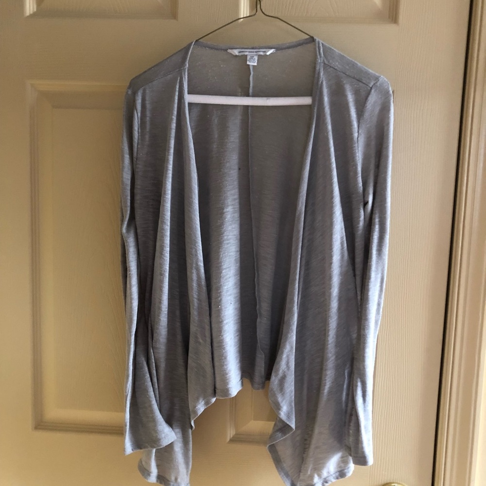 thin cardigan grey